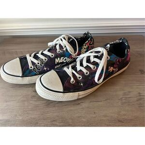 CONVERSE ALL STAR Unisex Men's 8 Women's 10 CATWOMAN Meow DC COMICS SHOES LOW TO